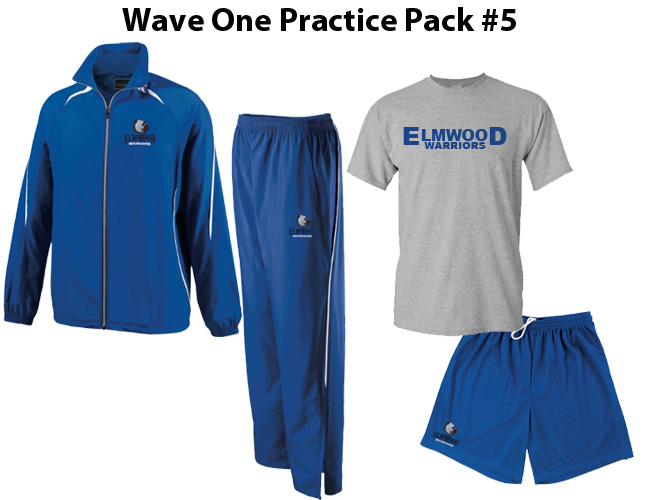 Men's Practice Packs from Wave One Sports.