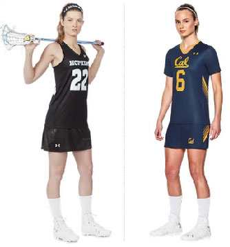Custom Women's Lacrosse Team Uniforms and Women's Lacrosse Team Jerseys