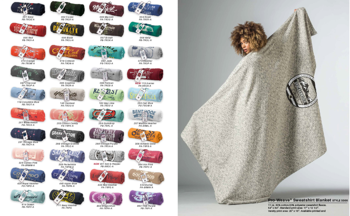 Wave One Sports Special Pricing Offers – ProWeave Sweatshirt Blankets